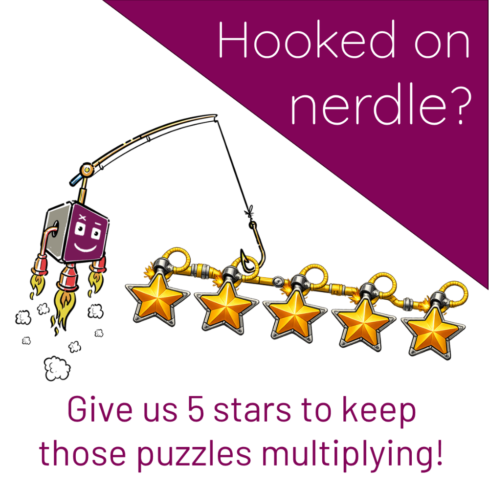 Nerdle 5 stars